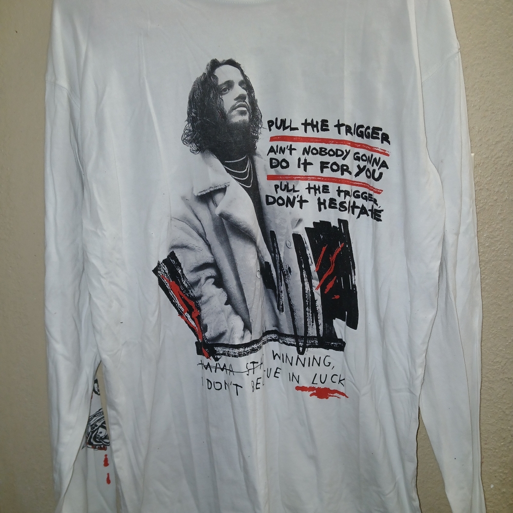 Russ Gray and White Cotton Shirt